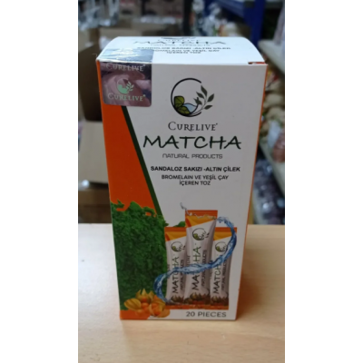 Matcha Sandaloz Sakızı-Altın Çilekli Yeşil Çay